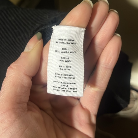 HELMUT LANG SIZE LARGE NEVER WORN; EXCELLENT CONDITION, DISTRESSED 100% WOOL - Picture 10 of 10